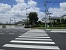 総合体育館交差点の横断歩道
